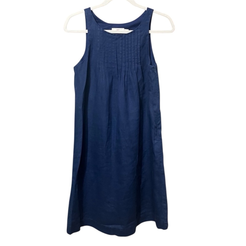 Vineyard Vines Pintuck Linen Sheath Dress